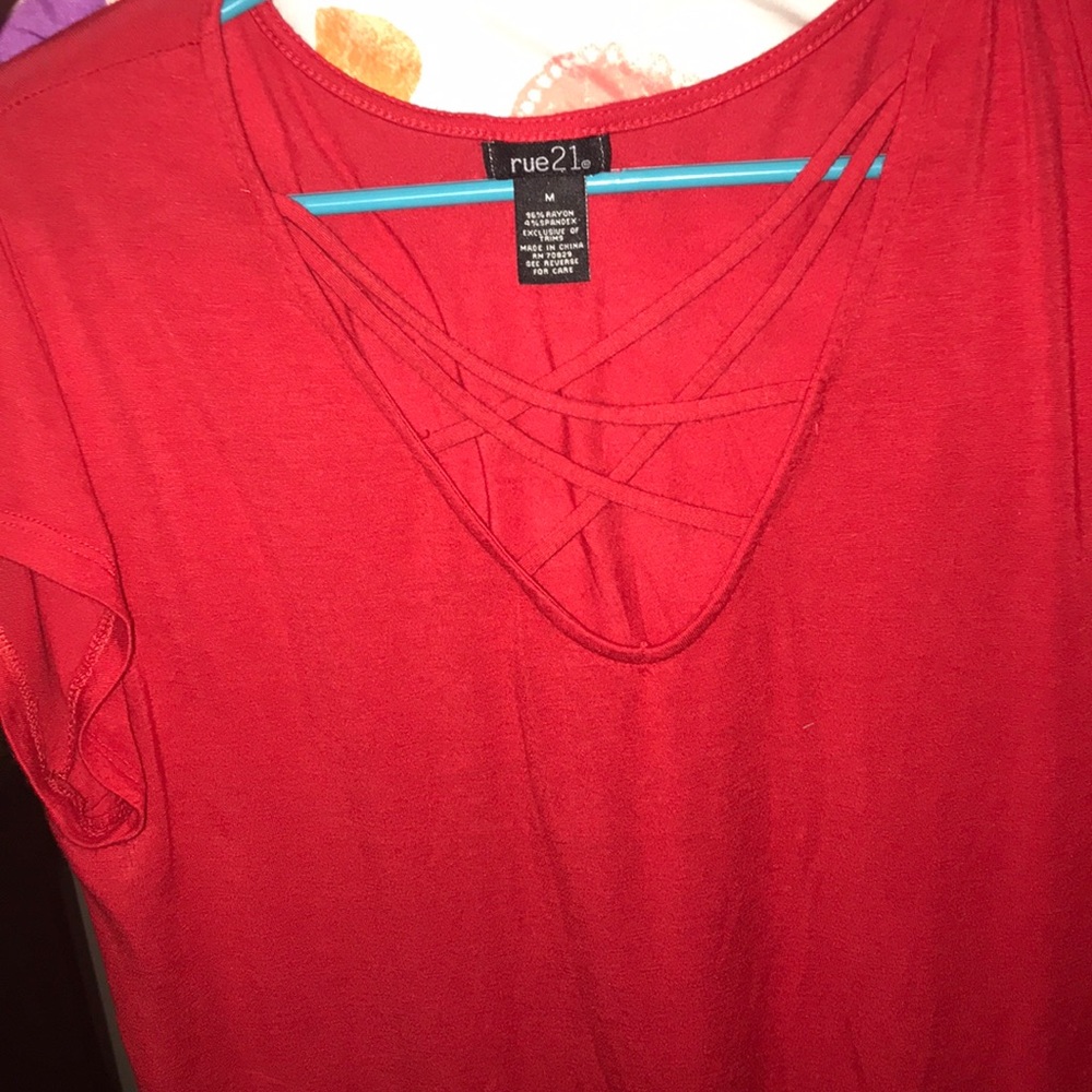 A red shirt